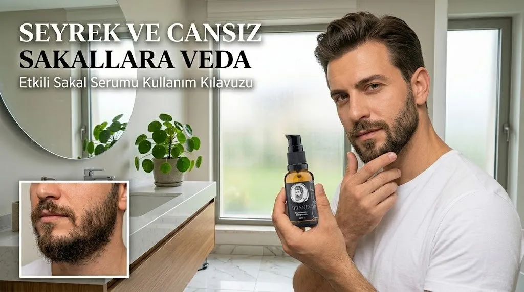 Seyrek ve cansız sakallar için sakal serumu