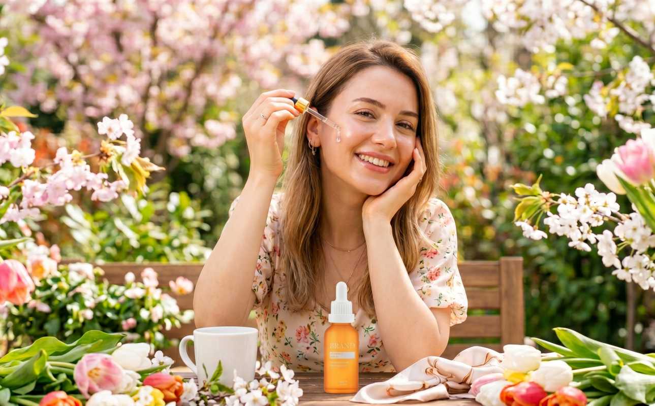 Bahar Aylarında Işıl Işıl Bir Cilt C Vitamini Serumu Kullanım Rehberi Turunch cosmetics